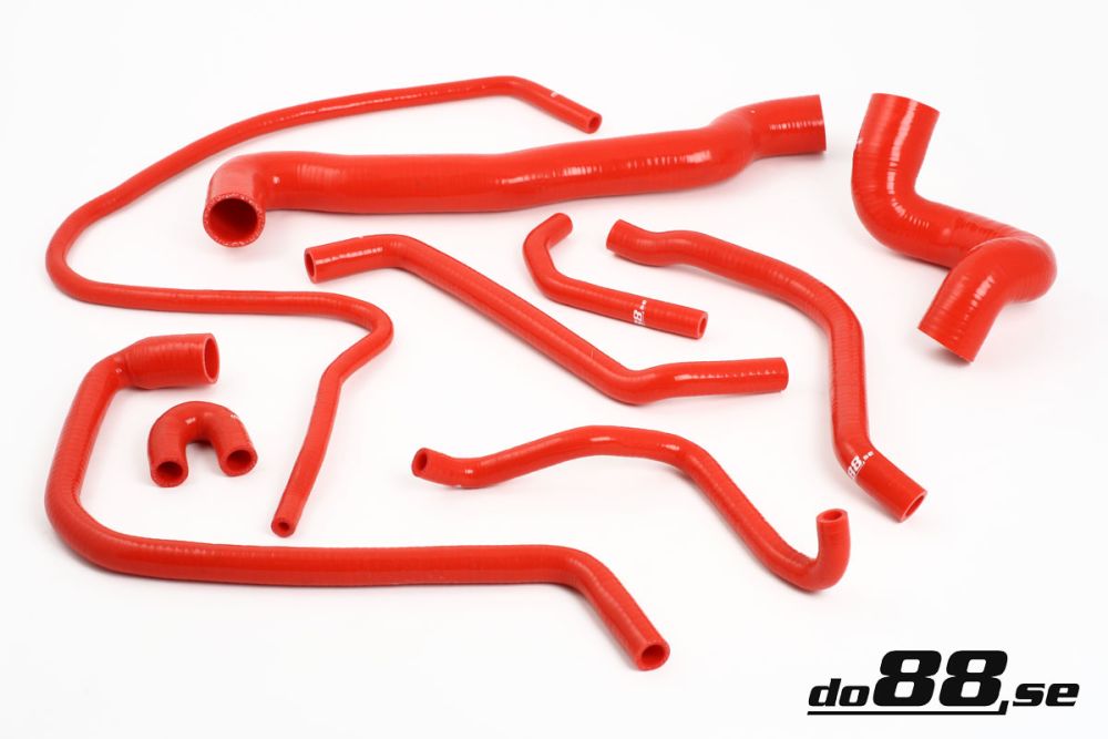 SAAB 900/9-3 Turbo 94-00 Coolant hoses Red