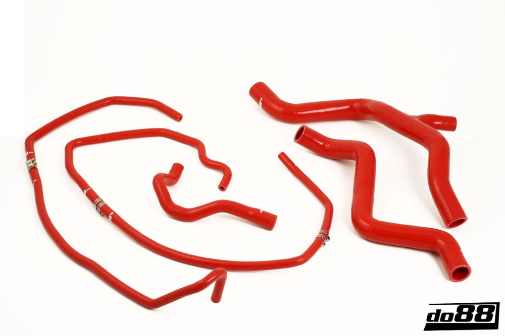 Volvo C30/C70/S40/V50 Turbo 04-13 Coolant hoses Red