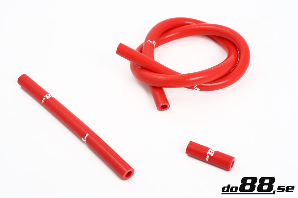 Volvo V70N/S60 01-08 Brake vacuum hoses Red