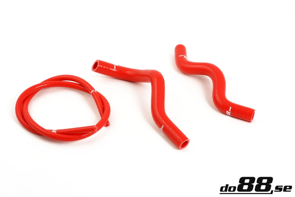 Volvo 240 Coolant hoses complement Red