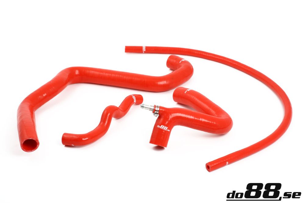 Volvo S40/V40 2.0T/T4 98-04 Coolant hoses Red