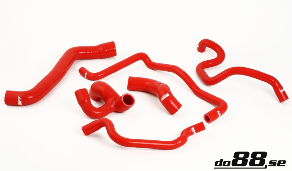 Opel Calibra Vectra A Turbo C20LET Coolant hoses Red