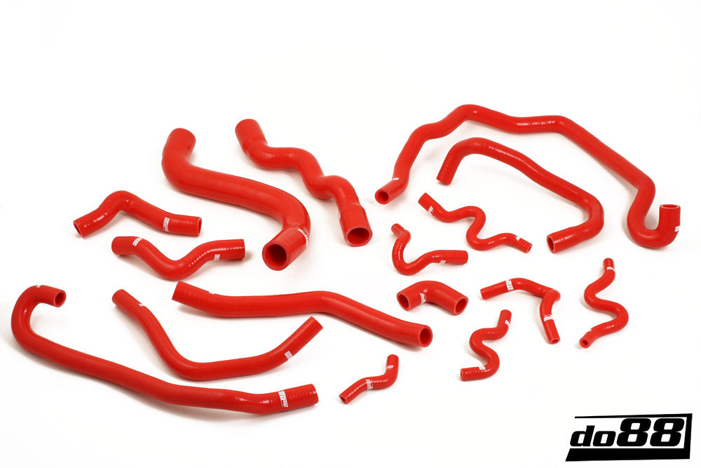 SAAB 9-3 2.8t V6 2006- Coolant hoses Red
