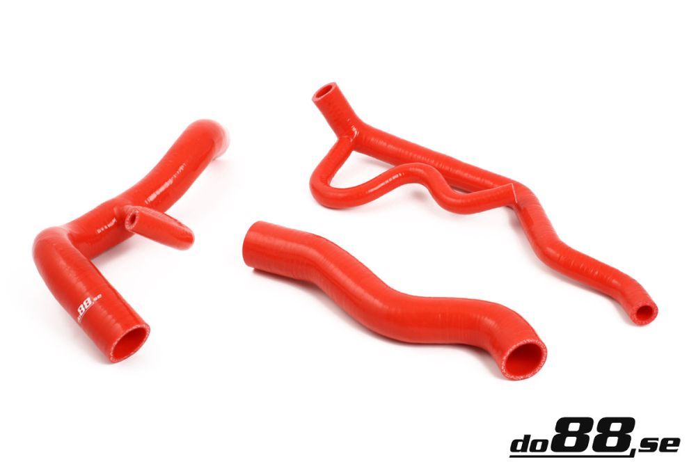 Volvo 700/940 Turbo Coolant hoses Red