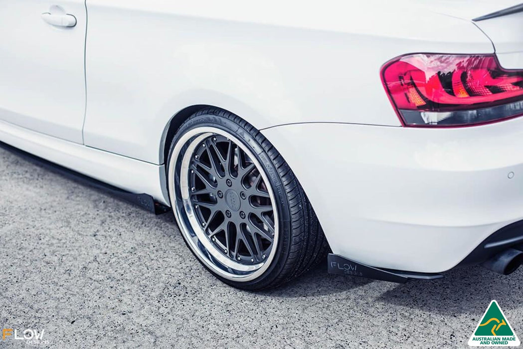 E82 M Sport Side Skirt Splitter Winglets (Pair)-Flow Designs