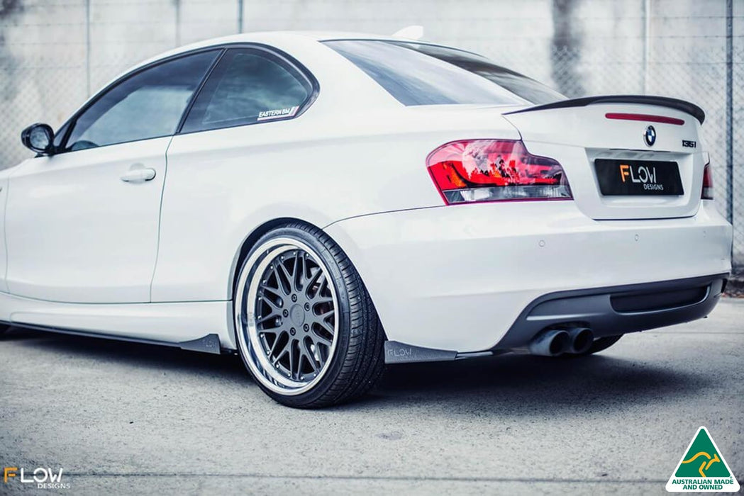 E82 M Sport Side Skirt Splitter Winglets (Pair)-Flow Designs
