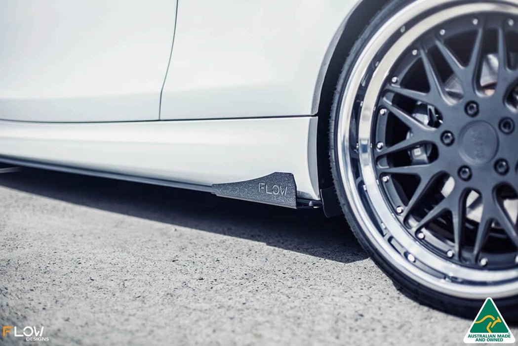 E82 M Sport Side Skirt Splitter Winglets (Pair)-Flow Designs