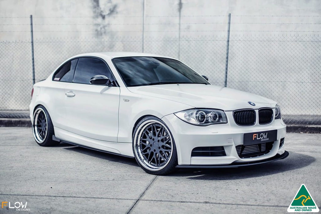 E82 M Sport Front Lip Splitter Extensions (Pair)-Flow Designs