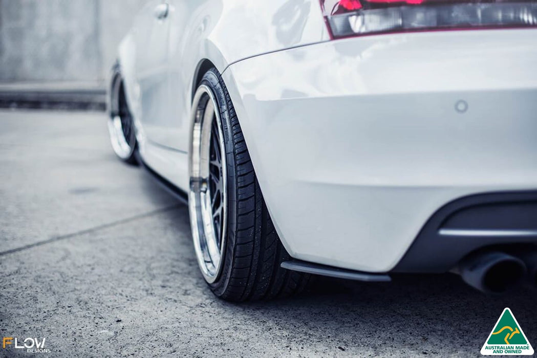 E82 M Sport Rear Spats V3 (Pair)-Flow Designs