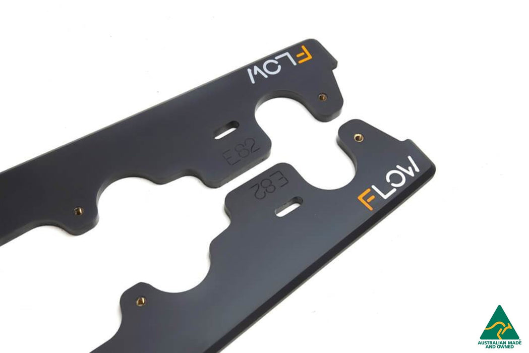 E82 M Sport Side Skirt Splitters V3 (Pair)-Flow Designs