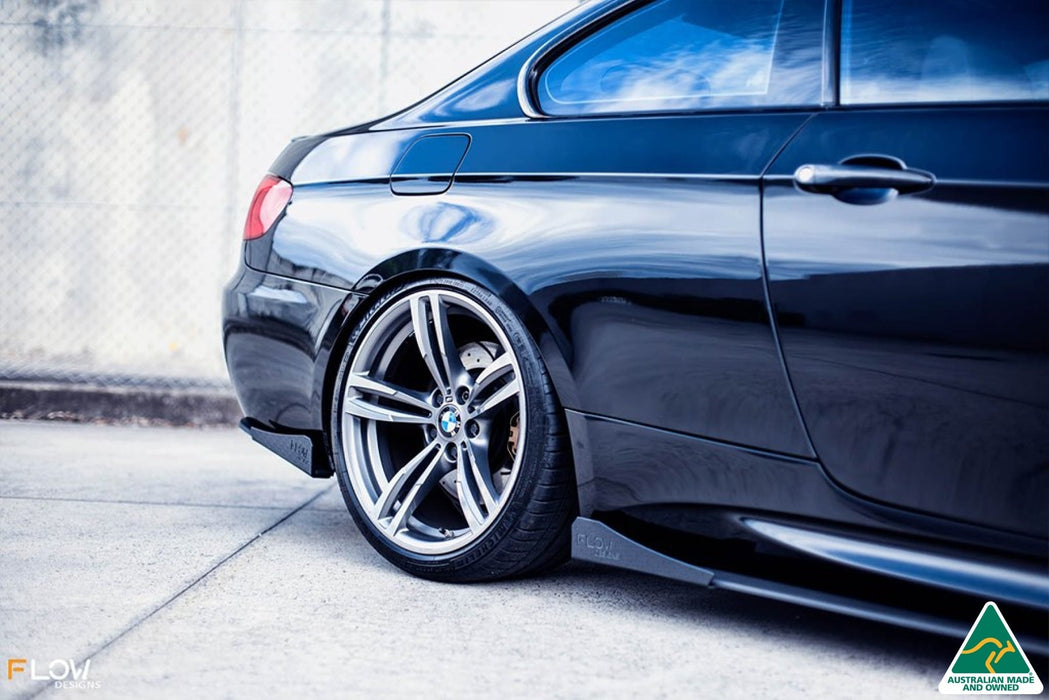 E92 M Sport Side Skirt Splitter Winglets (Pair)-Flow Designs