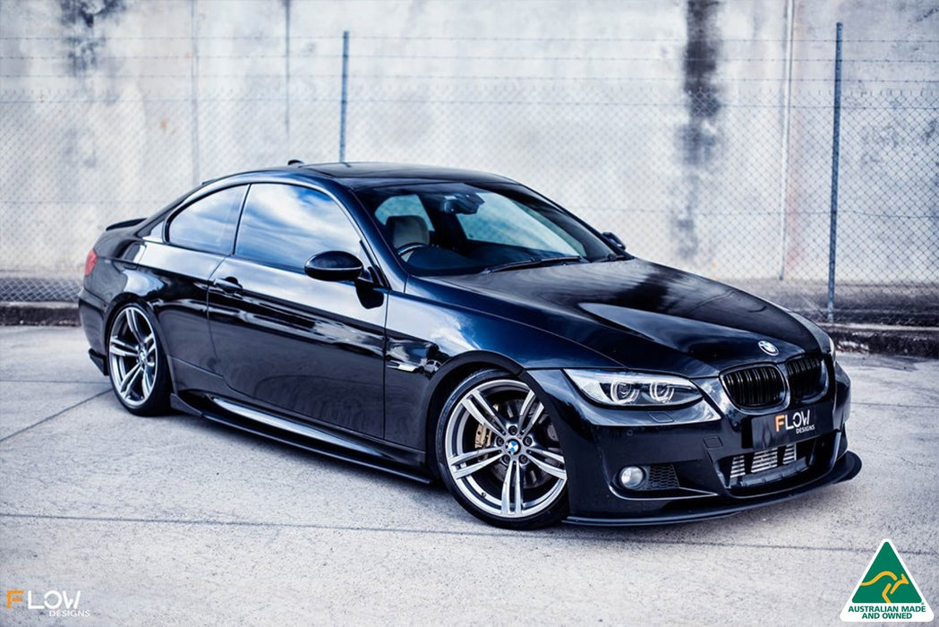 E92 M Sport Front Lip Splitter Extensions (Pair)-Flow Designs