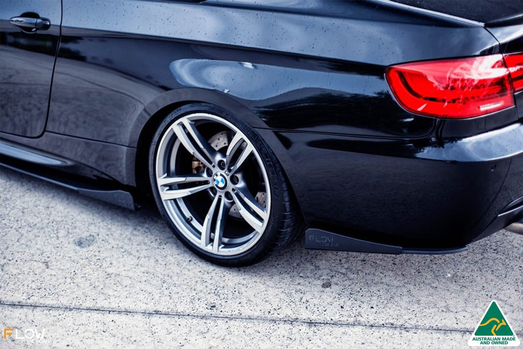 E92 M Sport Side Skirt Splitter Winglets (Pair)-Flow Designs