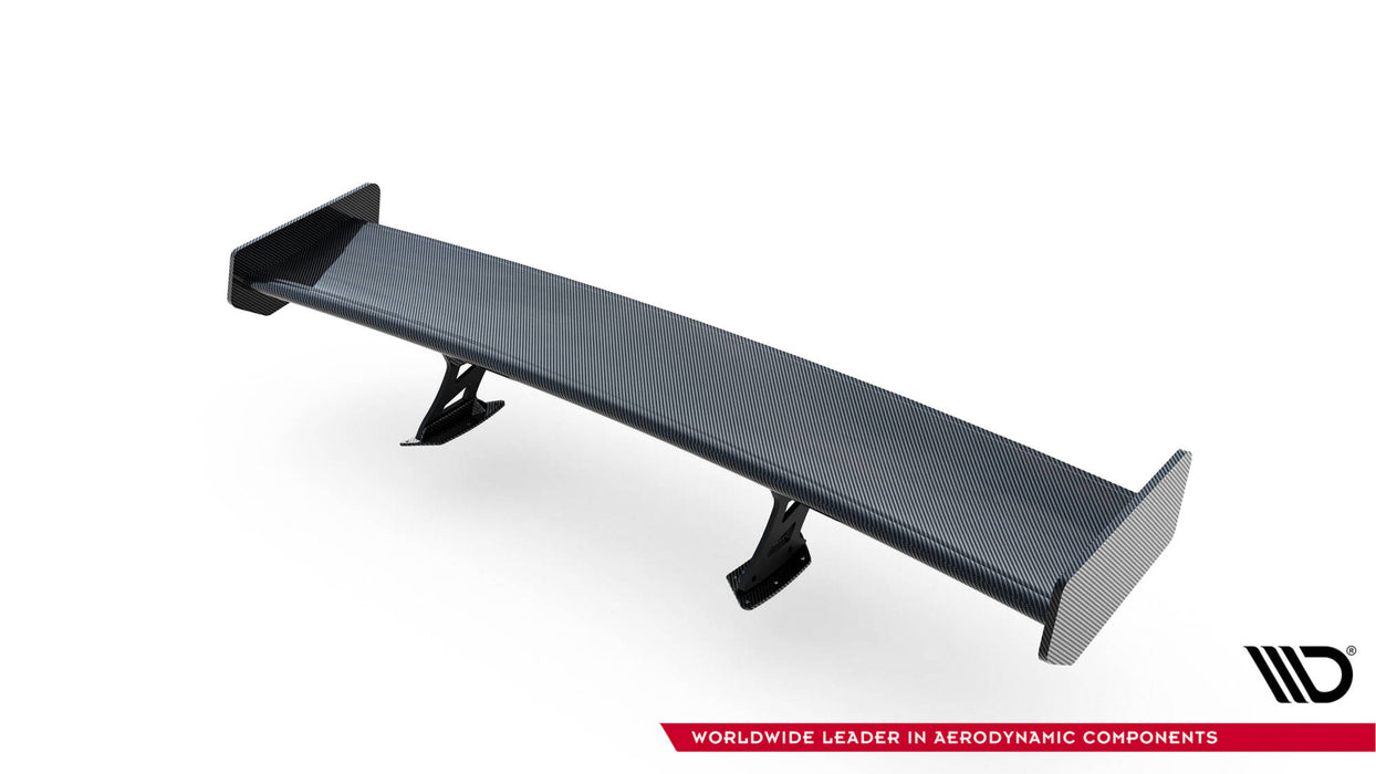 Carbon Spoiler With External Brackets Uprights + LED Toyota Supra Mk5