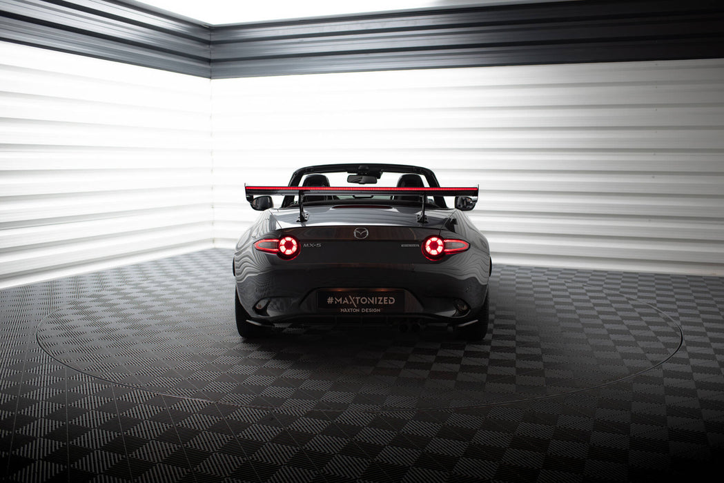 Carbon Spoiler With Internal Brackets Uprights + LED Mazda MX-5 ND (Mk4)