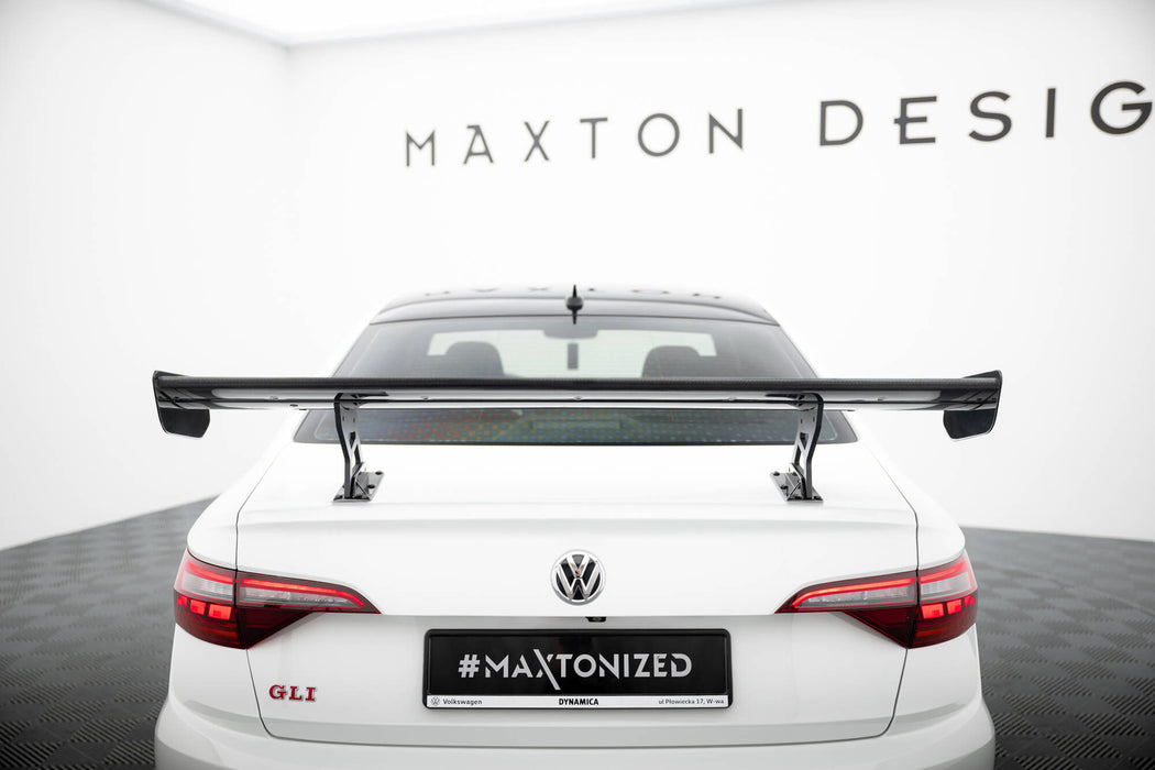 Carbon Spoiler With Internal Brackets Uprights Volkswagen Jetta GLI Mk7