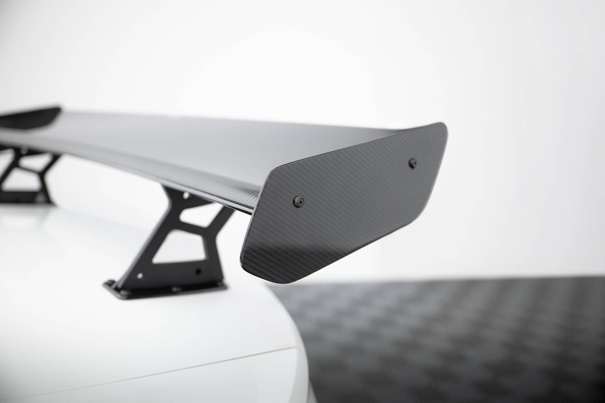 Carbon Spoiler With Internal Brackets Uprights Volkswagen Jetta GLI Mk ...