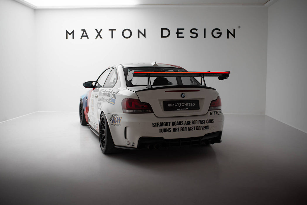Carbon Spoiler With Upper Swan Mounting + LED BMW 1 M E82