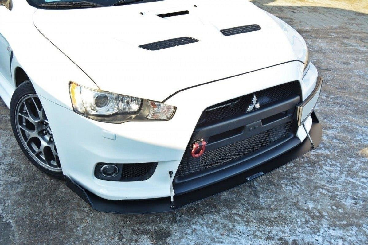 FRONT RACING SPLITTER V.1 Mitsubishi Lancer Evo X — Harrys Euro