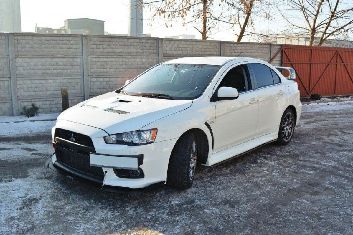 FRONT RACING SPLITTER V.1 Mitsubishi Lancer Evo X — Harrys Euro