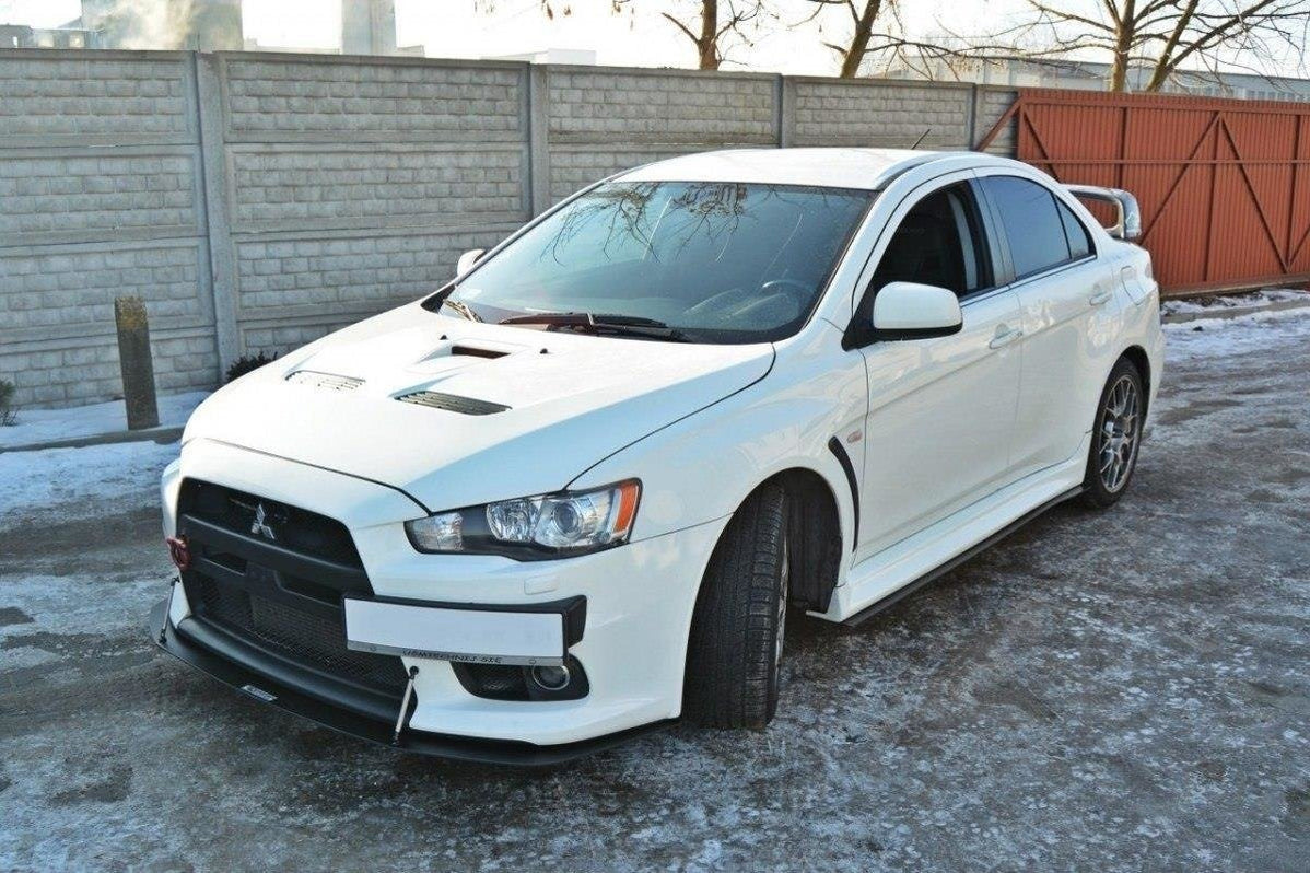 FRONT RACING SPLITTER V.2 Mitsubishi Lancer Evo X — Harrys Euro