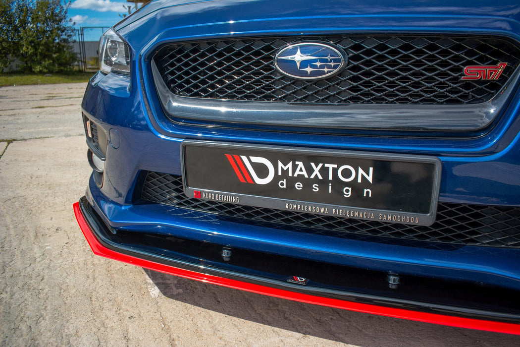 FRONT SPLITTER V.4 SUBARU  WRX STI