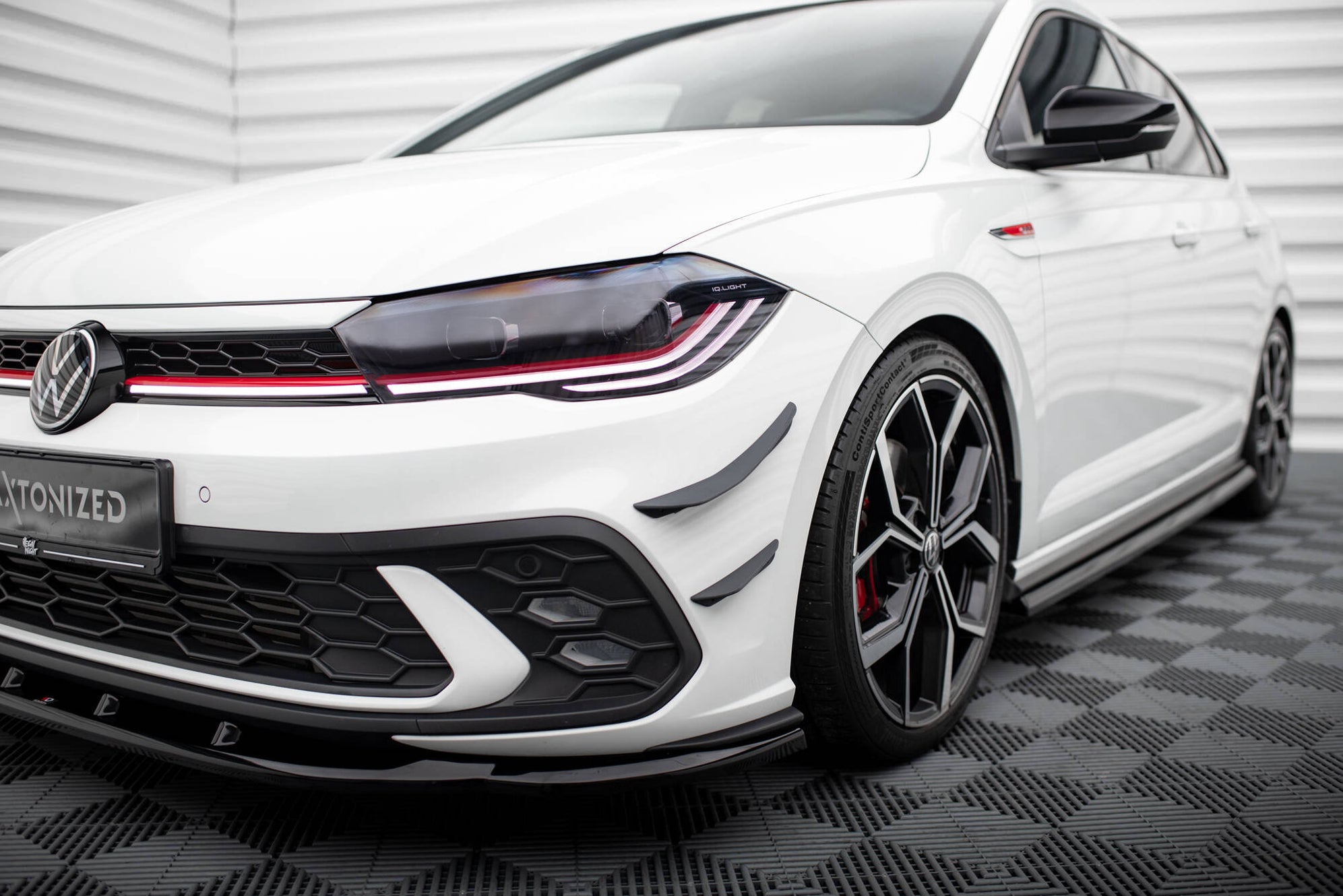 Front Bumper Wings (Canards) Volkswagen Polo GTI Mk6 Facelift — Harrys Euro