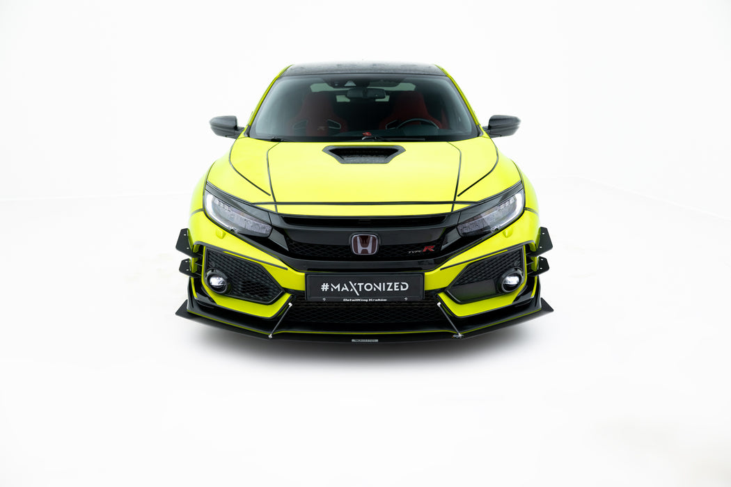 Honda Racing Splitter Front Racing Splitter V.1 Honda Civic Type-R Mk10 / Mk10 Facelift ...