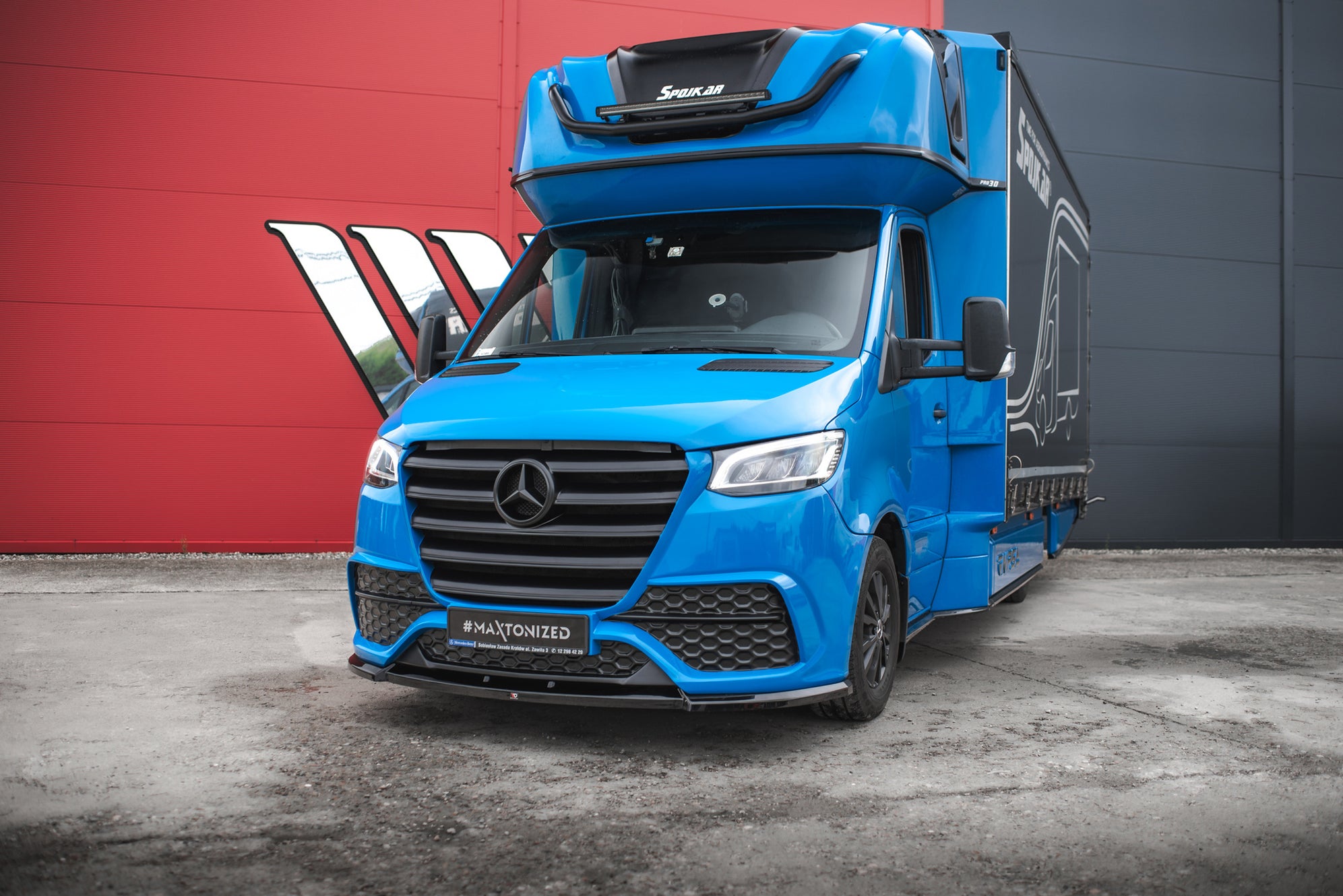 Front Splitter Mercedes-Benz Sprinter Mk3 — Harrys Euro