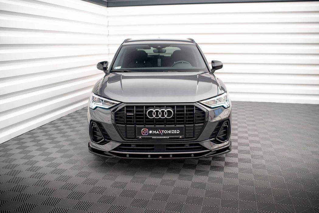 Front Splitter V.1 Audi Q3 S-Line SUV F3