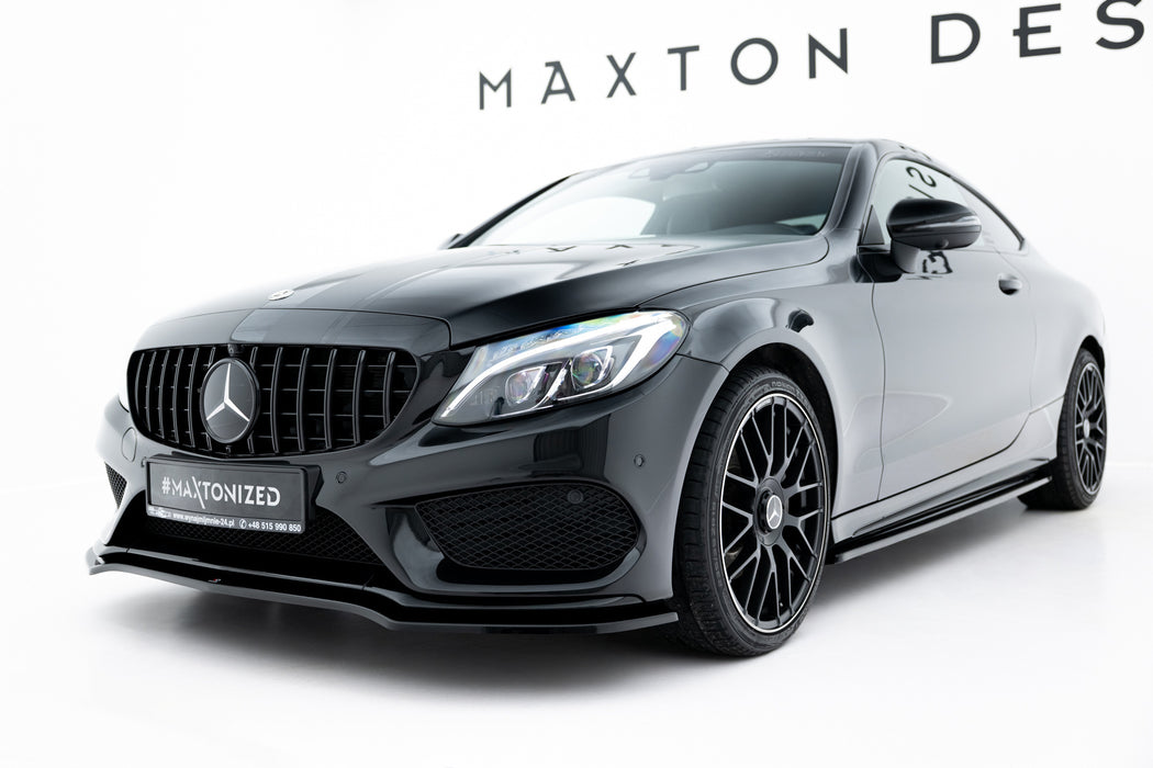 Front Splitter V.1 Mercedes- Benz C Coupe AMG-Line C205
