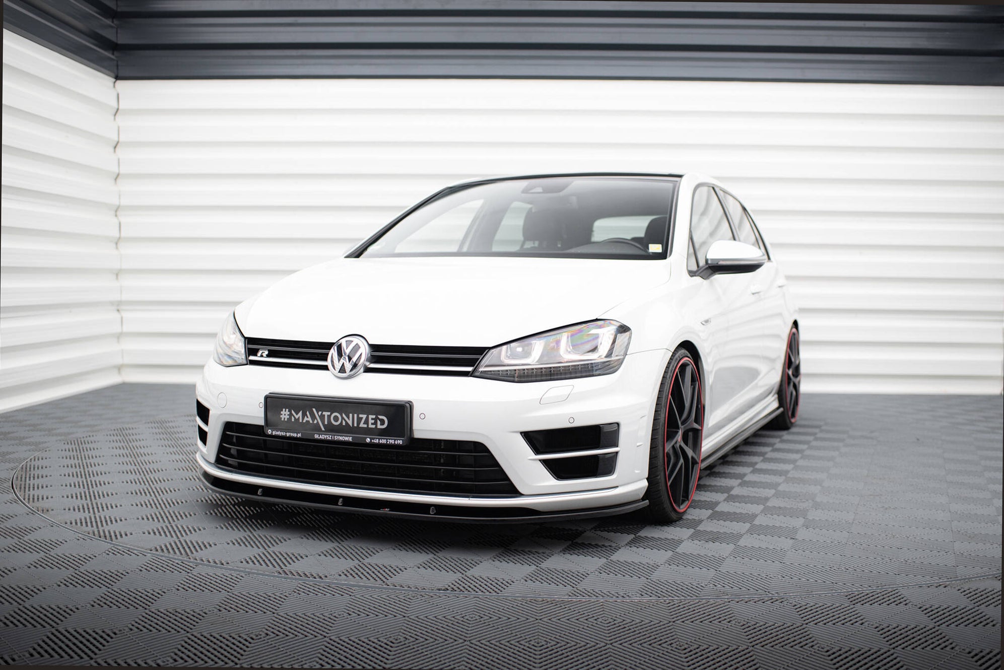 Front Splitter V.1 Volkswagen Golf R / R-Line Mk7 — Harrys Euro
