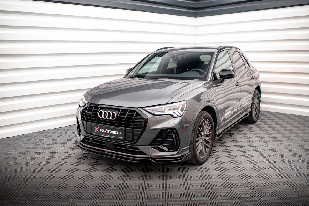 Front Splitter V.2 Audi Q3 S-Line SUV F3