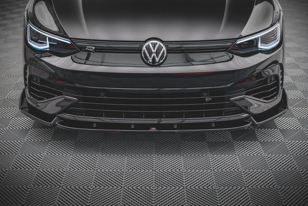 Front Splitter V.2 + Flaps Volkswagen Golf R Hatchback / Variant  Mk8