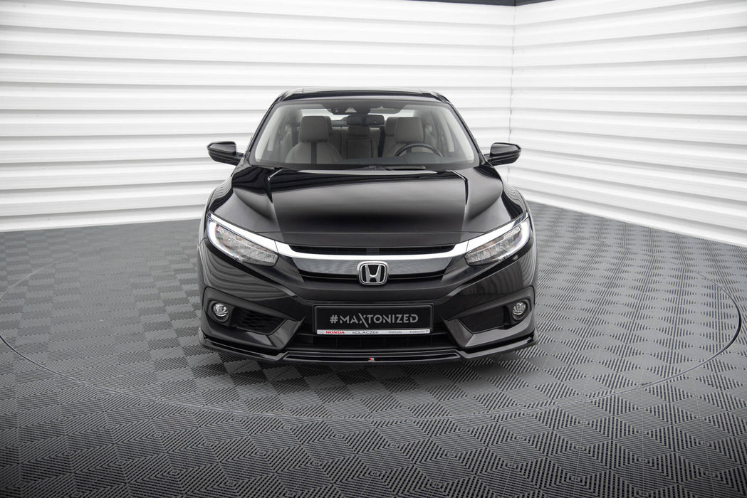 Front Splitter V.2 Honda Civic Sedan Mk10