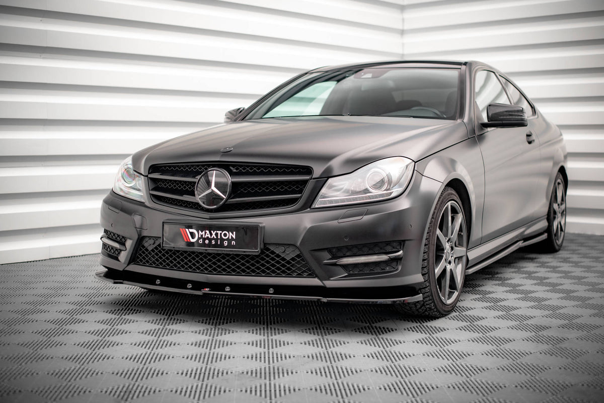 Front Splitter V.2 Mercedes-Benz C Coupe / Sedan / Estate AMG-Line C20 ...