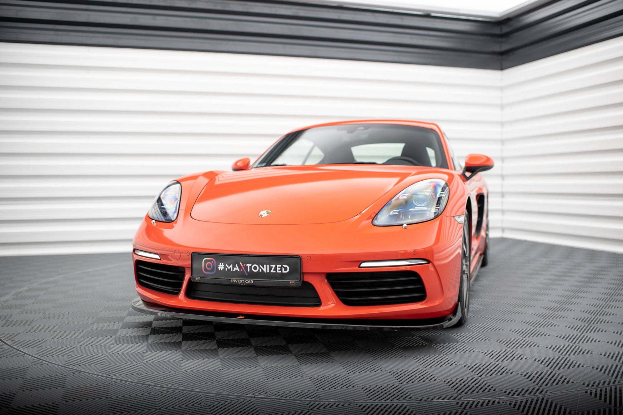 Front Splitter V.2 Porsche 718 Cayman 982c — Harrys Euro