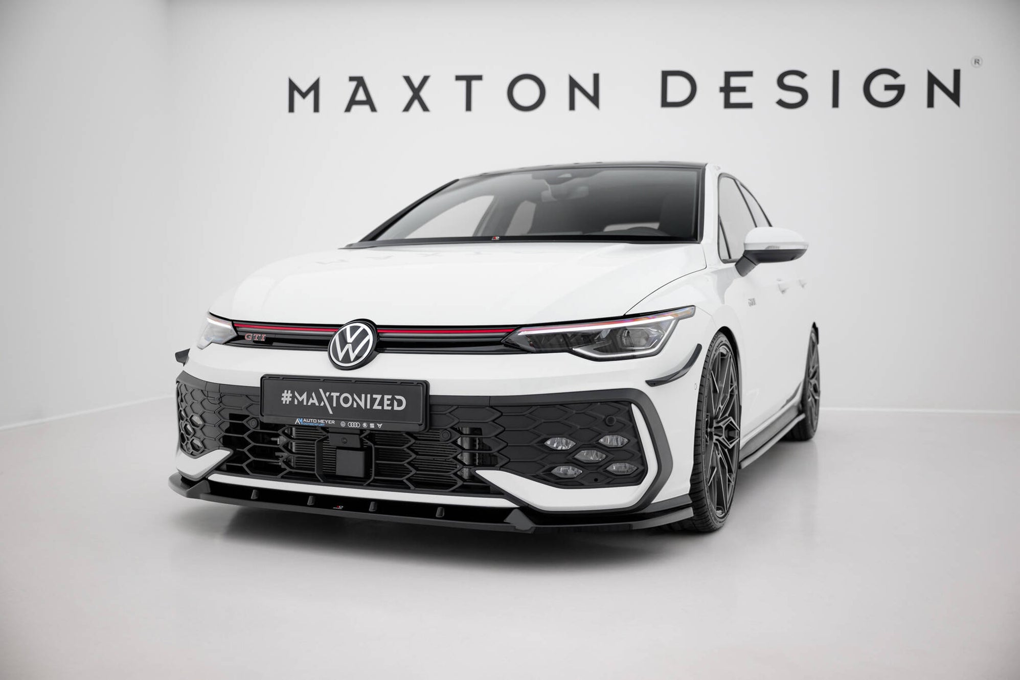 Front Splitter V.2 Volkswagen Golf GTI / GTE / R-Line Mk8 Facelift ...