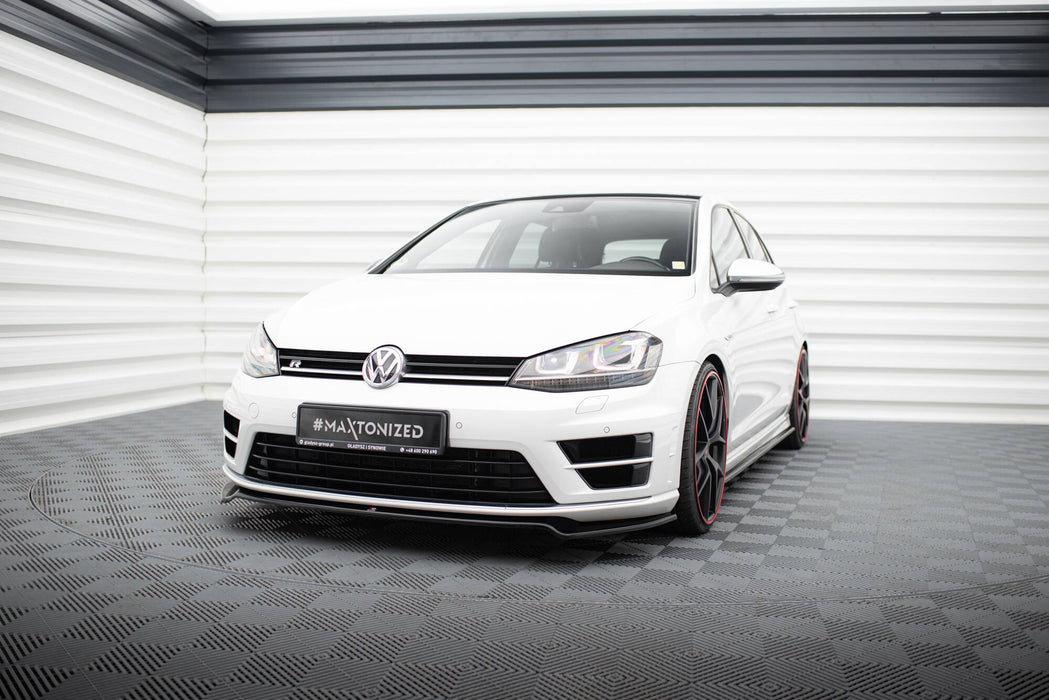 Front Splitter V.2 Volkswagen Golf R / R-Line Mk7