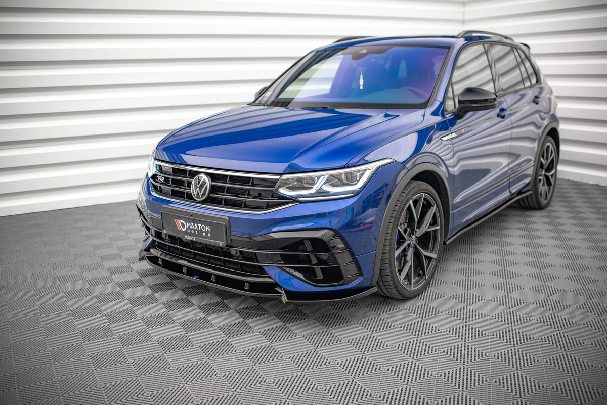 Tiguan R Line Split Front Splitter V.2 Volkswagen Tiguan R / R-Line Mk2 Facelift — Harrys Euro