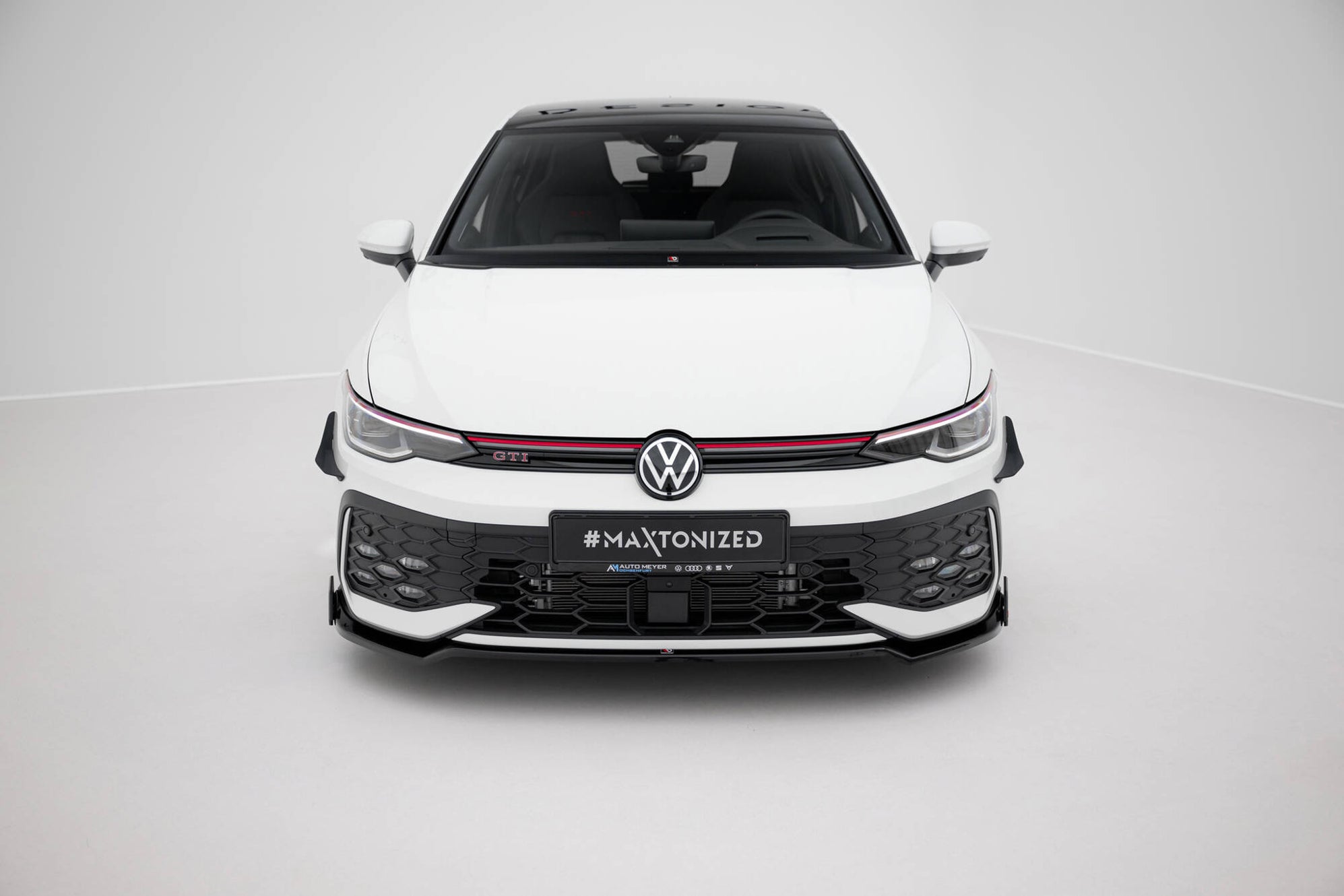 Front Splitter V.3 + Flaps Volkswagen Golf GTI / GTE / R-Line Mk8 Face ...