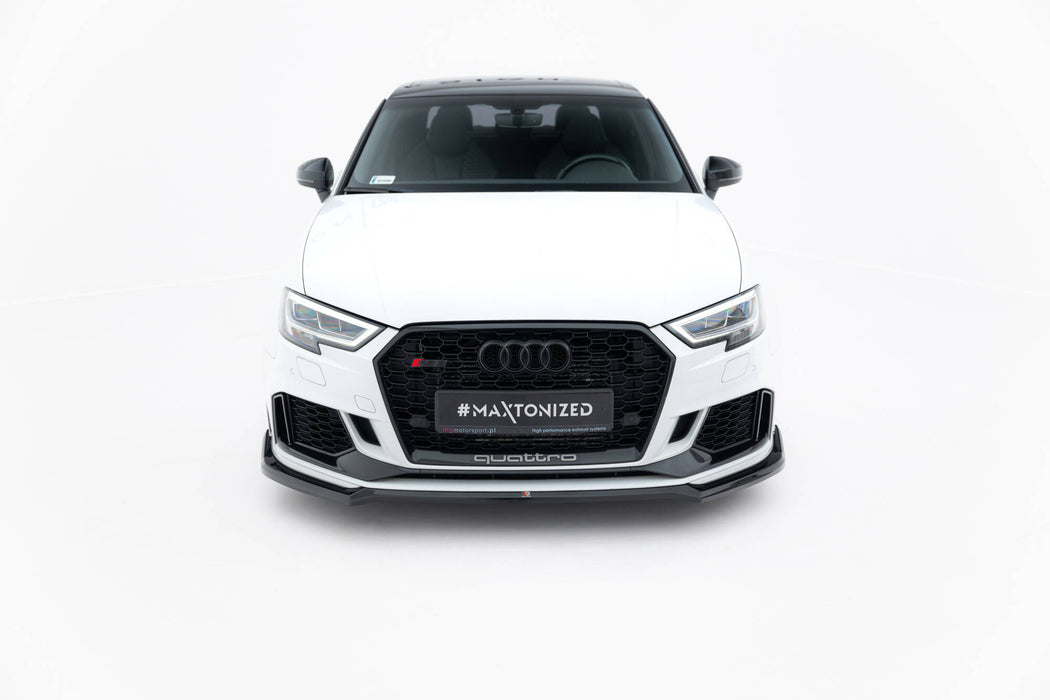 Front Splitter V.4 Audi RS3 Sedan 8V Facelift