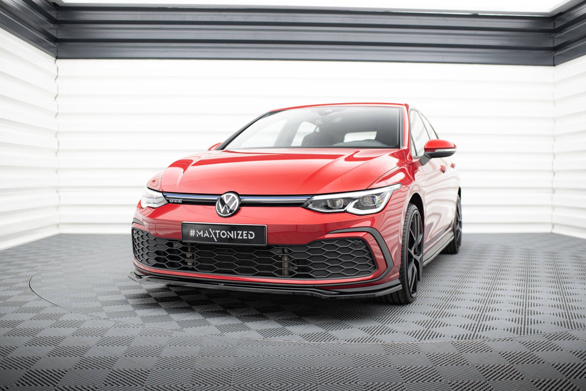 Vw Gtd R Line Front Splitter V.4 Volkswagen Golf GTI / GTE / GTD / R-Line Mk8 ...