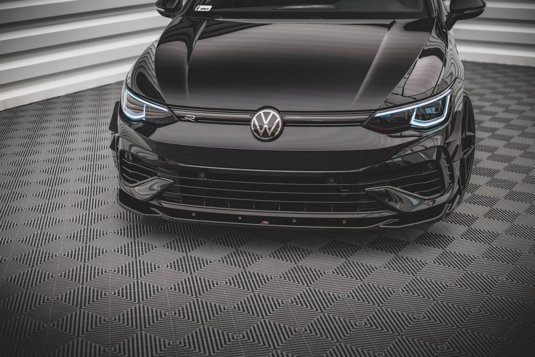 Front Splitter V.4 Volkswagen Golf R Hatchback / Variant  Mk8