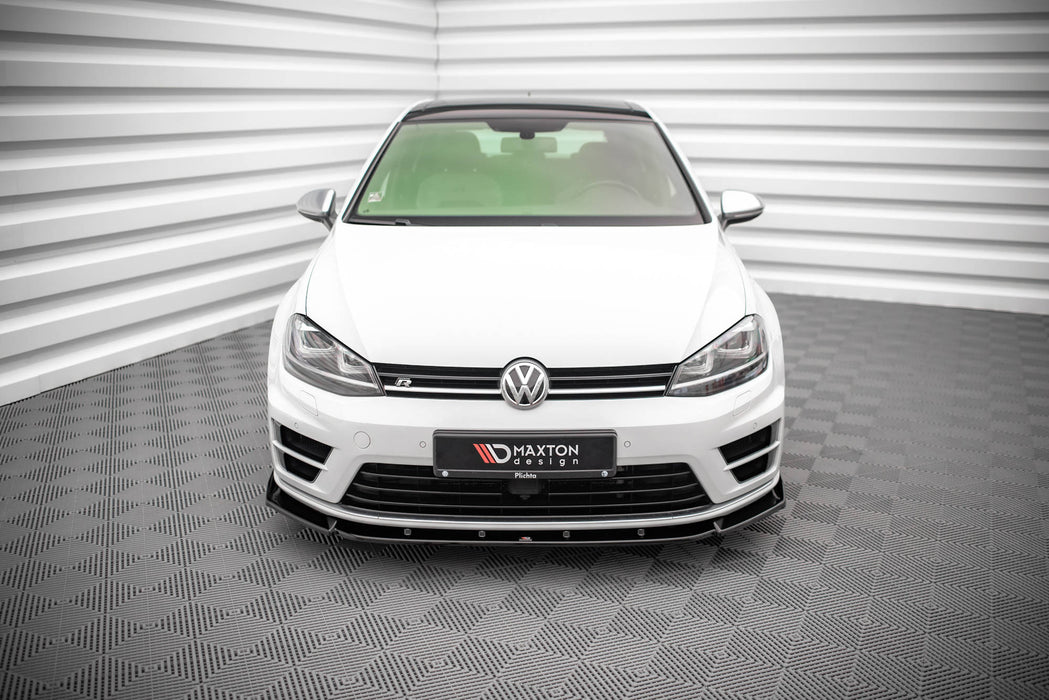 Front Splitter V.4 Volkswagen Golf R / R-Line Mk7 - Harrys Euro