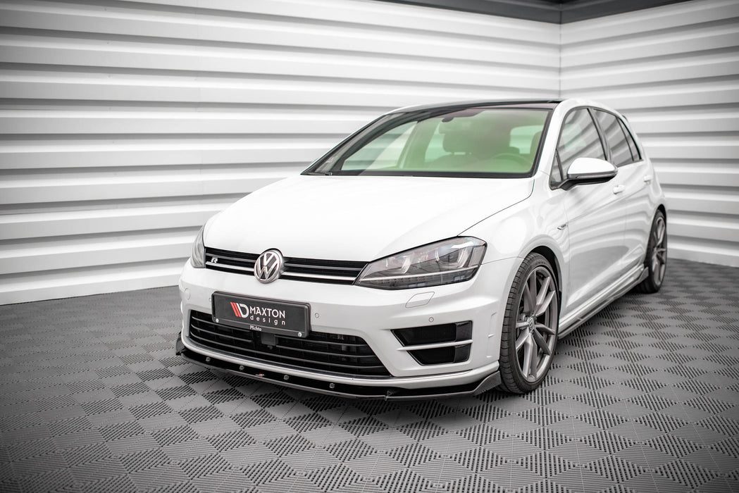 Front Splitter V.4 Volkswagen Golf R / R-Line Mk7 - Harrys Euro