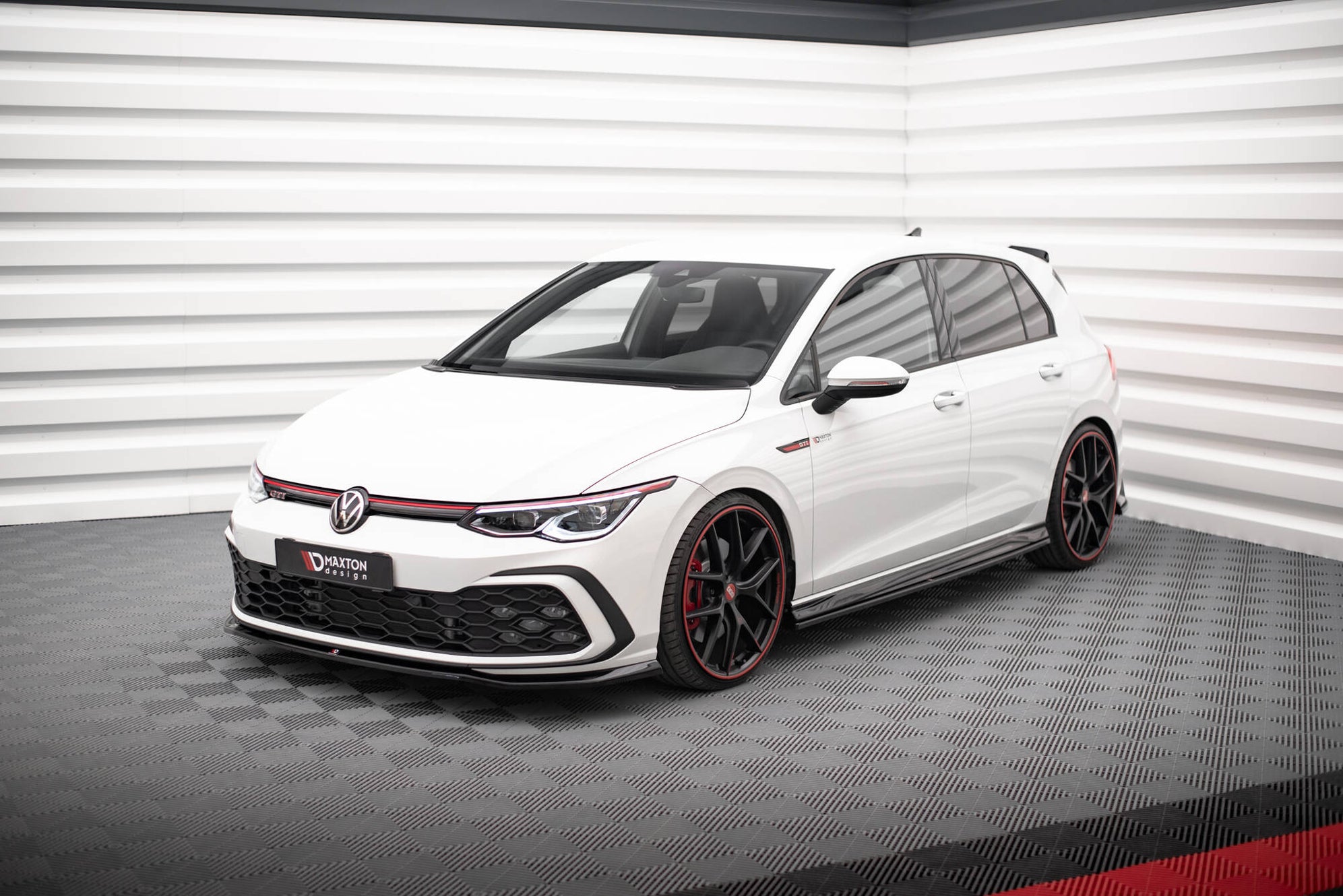 Front Splitter V.7 Volkswagen Golf GTI / GTE / GTD / R-Line Mk8 ...