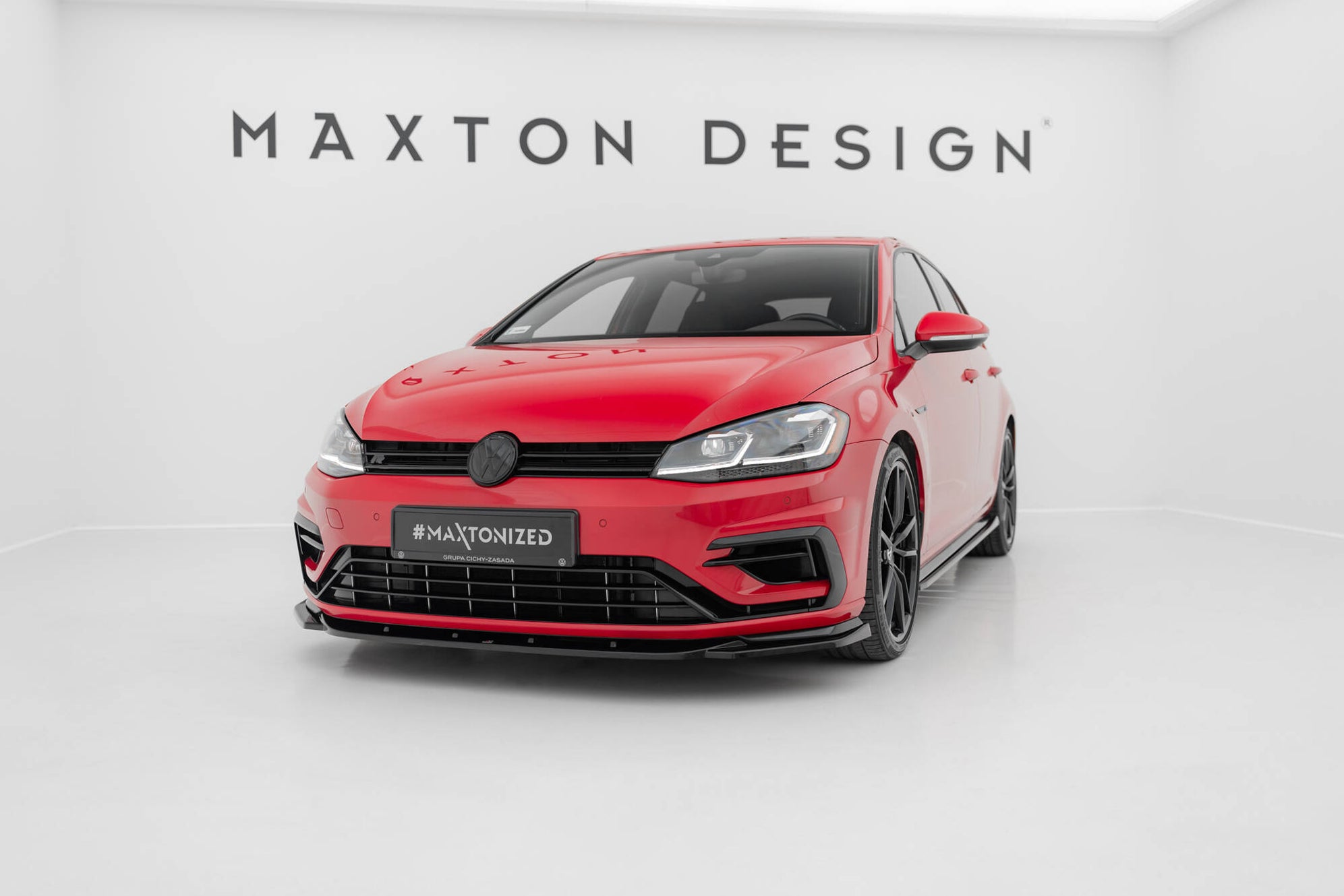 Front Splitter V.9 Volkswagen Golf R / R-Line Mk7 Facelift — Harrys Euro