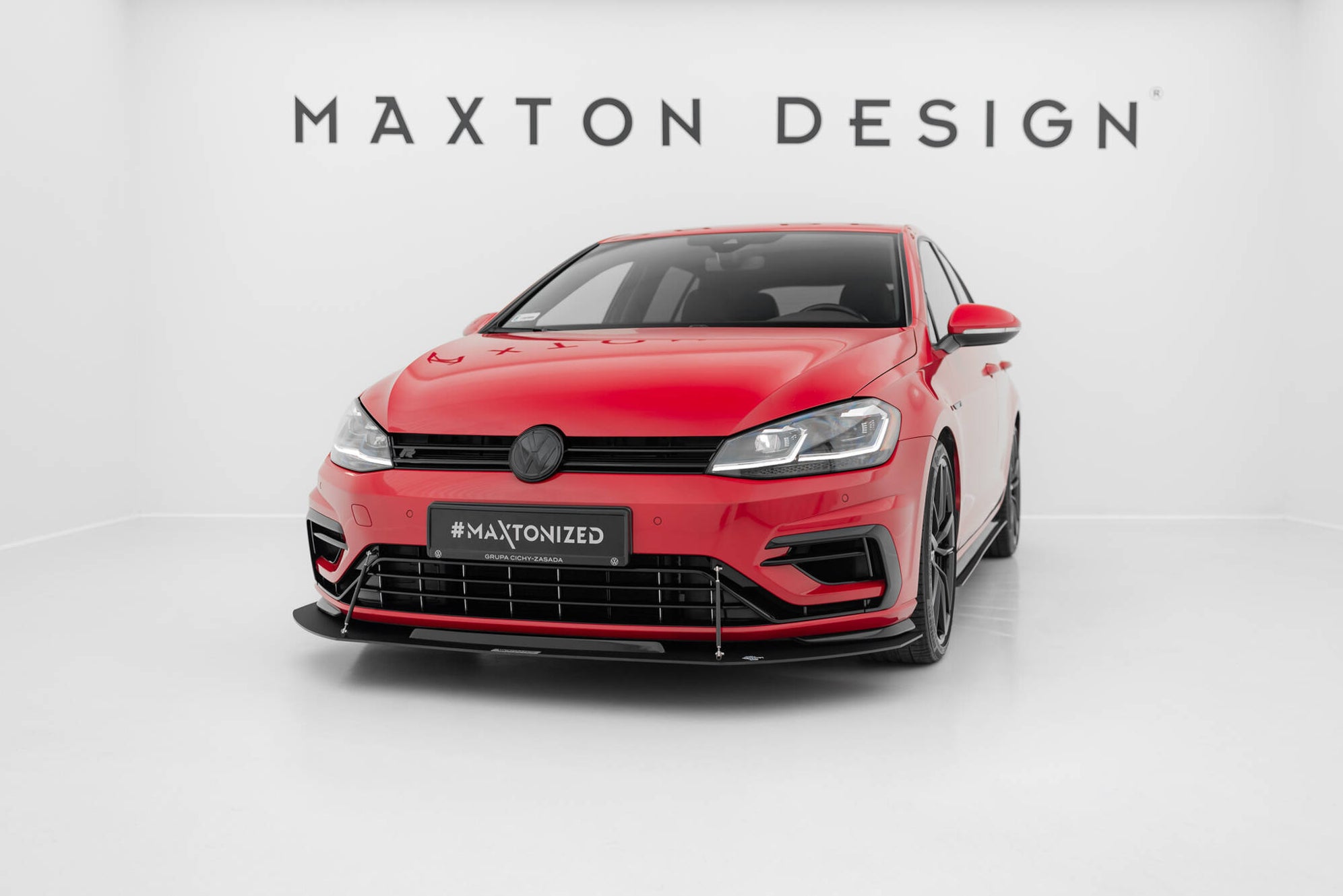 Hybrid Front Racing Splitter VW Golf 7 R / R-Line Facelift — Harrys Euro