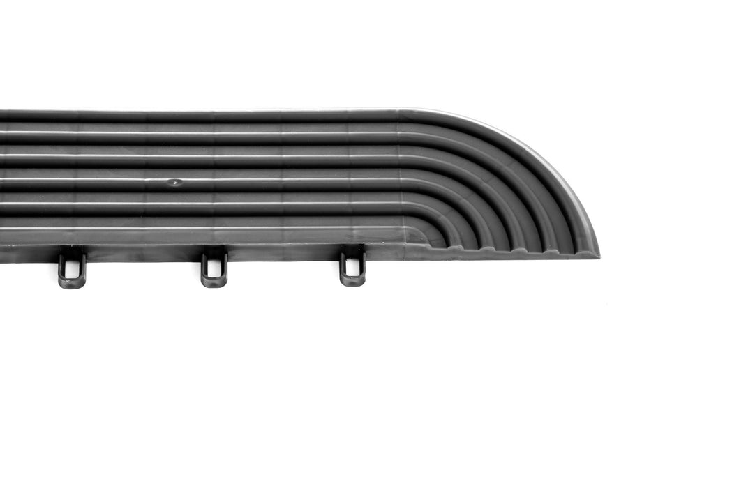 Modular \"MAXTON Floor\"- Corner Edge Tile (Female Loops)